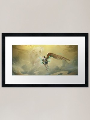 Angela | MVP | RADIANT TIGER STRIKE Gerahmtes Wandbild Poster Leinwanddruck Bild
