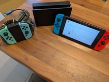Nintendo Switch 32GB Home Console - Black (HAC-001) - plus dock, 128gb SD card