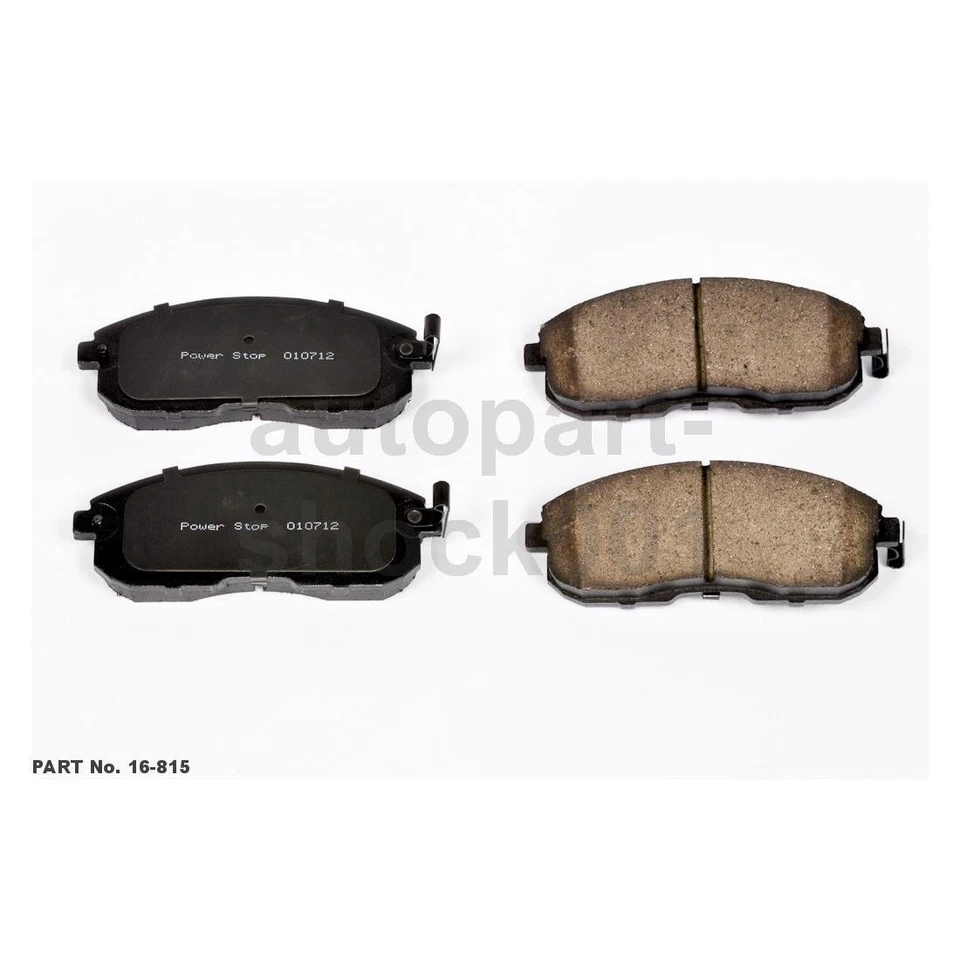 6 Front Rear Rotors Brake Pads For Nissan Maxima 2001 2000 1999 - Image 2 of 4