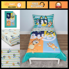 Toddler Bedding Set - 4 Piece Comforter, Fitted Sheet, Reversible Pillowcase - B