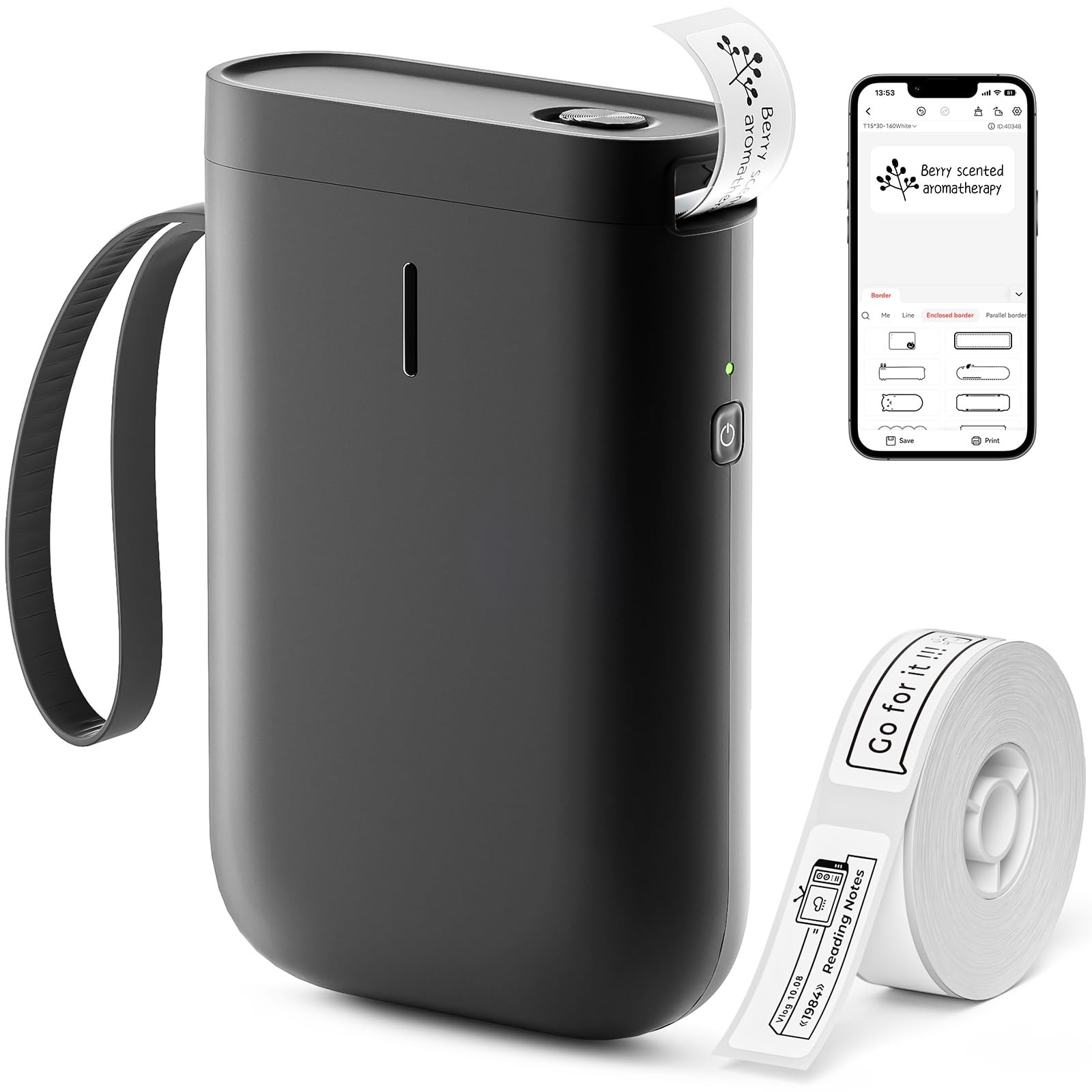 Portable Wireless Label Maker Machine D11 with Multiple Templates-image