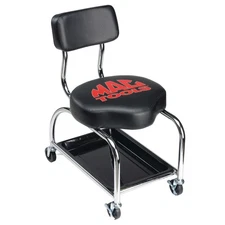 MAC Tools rolling seat, 4 Wheel Tool Troll Seat With Tray motorcycle-style seat