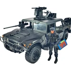 Vtg GI Joe NIGHT OPS HUMVEE vehicle + ROLL BAR figure 100% COMPLETE 2005 ARAH