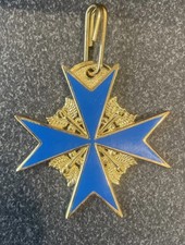 GERMAN IMPERIAL BLUE MAX "POUR LE MERITE" MEDAL; DOUBLE SIDED