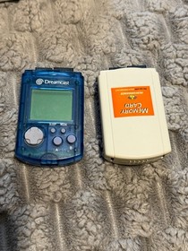 Sega Dreamcast Console w/Cover, Controller, 2 VMUs, 4 CIB Games, Cables