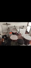 Batteria acustica usata Gretsch Catalina club in mogano con meccaniche e piatti 