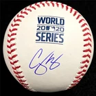 Corey Seager signed Official 2020 World Series Baseball Dodgers auto Beckett BAS