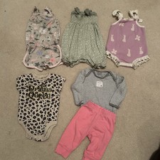 Baby Girl 7 Piece Bundle Size 3-6 Months