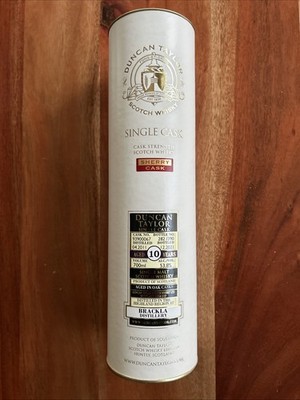 Duncan Taylor Sherry Cask Brackla Distillery 10 Jahre Single Malt Scotch 53.8%
