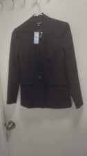 Ann Taylor Black Blazer Jacket Size 0 Petite New With Tag