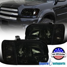 Fits 2005-2006 Toyota Tundra Headlight Corner Smoke 05-07 Sequoia Sr5 Head Lamp Fits 2005-2006 Toyota Tundra Headlight Corner Smoke 05-07 Sequoia Sr5 Head Lamp