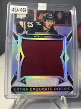 Marco Rossi 2022-23 Black Diamond Exquisite Collection Rookies Canucks 49/49