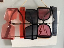 Lot Of 12 Glasses Multicolor Adult One Size