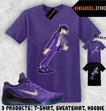 Tee Shirt Matching Kobe 9 Elite Low Moonwalker Match Sneaker MJ Smooth Criminal