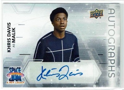 Space Jam A New Legacy Autograph Auto Card HS-KD Khris Davis as Malik