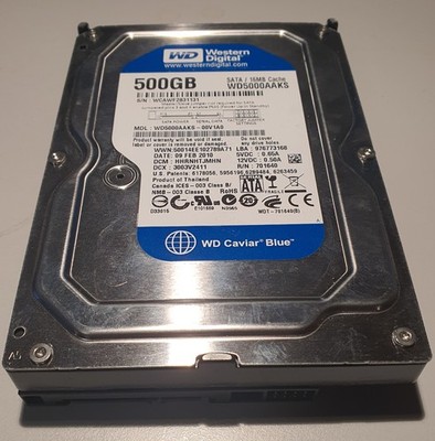 Western Digital WD5000AAKS 500GB 7200RPM 16MB HDD Festplatte
