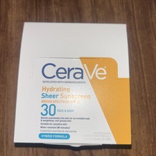 Cerave Hydrating Sunscreen SPF 30 Lot of 15 Mini Tubes 0.17oz Exp 03/27