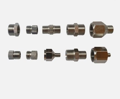 AIRBRUSH ADAPTER VERBINDUNGSSTÜCKE für AIRBRUSHPISTOLEN und AIRBRUSHKOMPRESSOREN