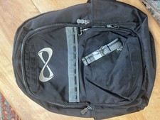 Nfinity Infinity Cheer Backpack All Black With White Logos Cheerleading