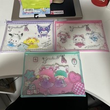 Lot Of 3 Hello Kitty Friends Zipper Pouch