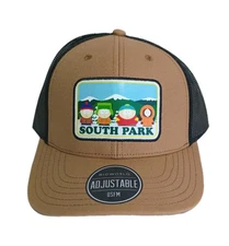South Park Patch Bioworld Exclusive Men's Adjustable Mesh Snapback Trucker Hat 