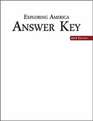 Exploring America Answer Key - Unknown Binding, by Ray Notgrass - Very Good