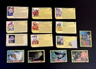 vintage Playmates TMNT TEENAGE MUTANT NINJA TURTLES FILE BIO PORTRAIT CARD LOT 9