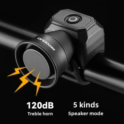 Fahrrad Hupe Mountainbike Mini USB Lade-/Akku Wasserdicht Elektronikfahrrad