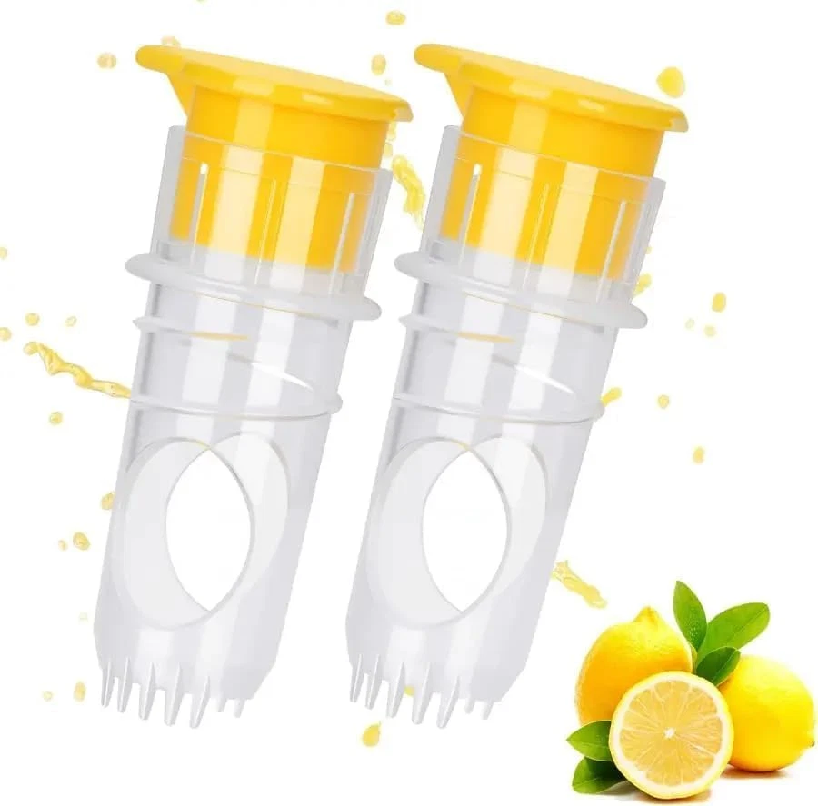 Lemon Squeezer, 2 Pack, Elephant Green, Lemon Squeezer, BPA Free, Ideal for Lemo