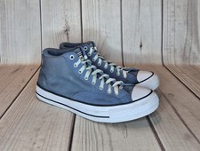 Converse Mens 13/Wmns 15 Taylor All Star Mid Malden Street Mineral Blue Shoes