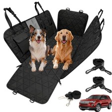 Waterproof Pet Dog Rear Back Seat Cover Hammock Protector Mat For Car Truck SUV