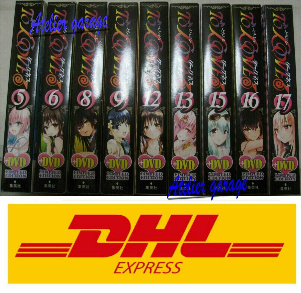 USED To LOVE Ru Darkness W/DVD Reservation Limited Edition 9 Set 