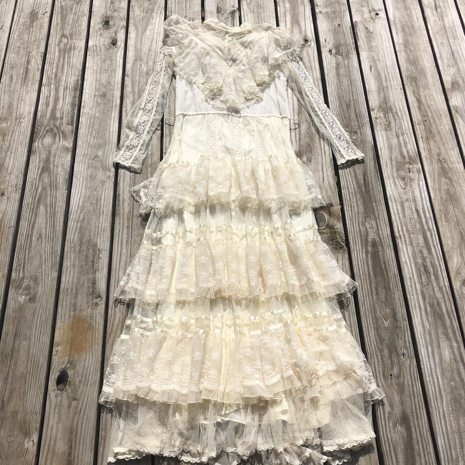 Vintage 1980s Gunne Sax Romantic Renaissance Brid… - image 3