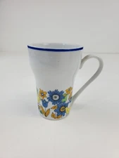 Stylecraft Coffee Mug #1261 Japan Blue Orange Green Flowers