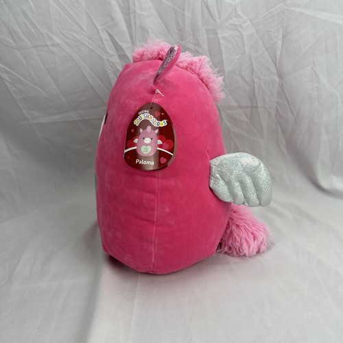 Kellytoy Paloma Pink Pegasus 12" Squishmallow Forever Heart Plush 2023 NEW - Picture 2 of 13