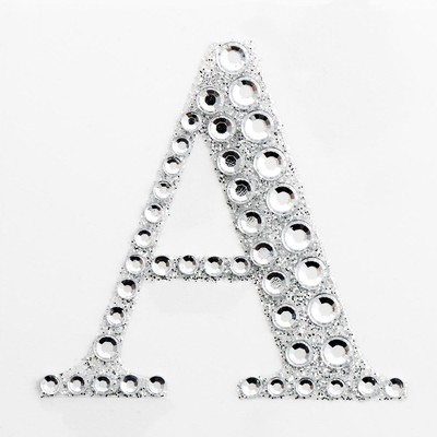 Bastel-Aufkleber Mit Diamant-Buchstaben & Zahlen – 5 Cm Breit, Glitzernd & Vielseitig