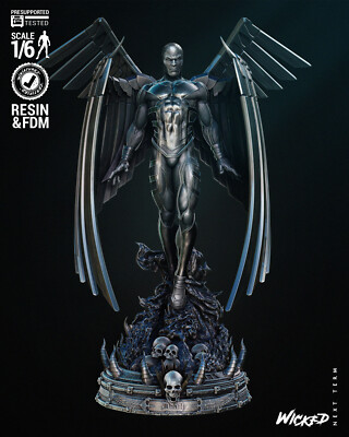 Archangel, Marvel, MCU, 3D Resin Druck, Statue, Fan Art, 3D WICKED