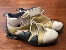 VTG Nike Shox Stunner 302918 141 White Blue Mens 13 Training Running Shoes