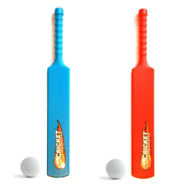 60cm Plastic Indoor/outdoor Cricket Bat & Ball Toy Play Set for Kids