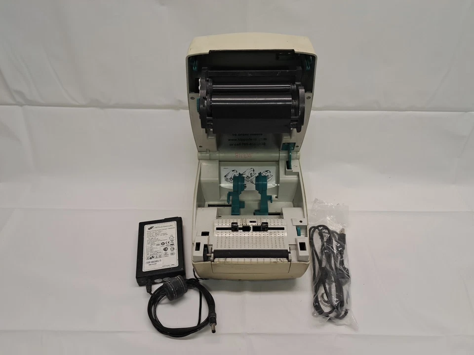 Zebra TLP2844 Thermal Transfer Label Printer With Ribbon And Power Adapter - Image 2 of 4