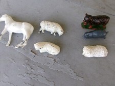 VINTAGE MANOIL BARCLAY LEAD ANIMAL HORSE SHEEP MORE TOY METAL 9.99NR COLLECTION