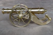 Solid Brass Canon - 10" long - Display piece