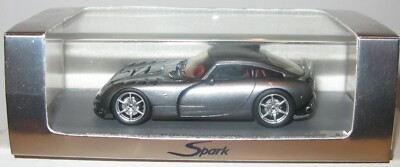 Spark 1:43 S0218 dark silver 2005 TVR Sagaris RHD