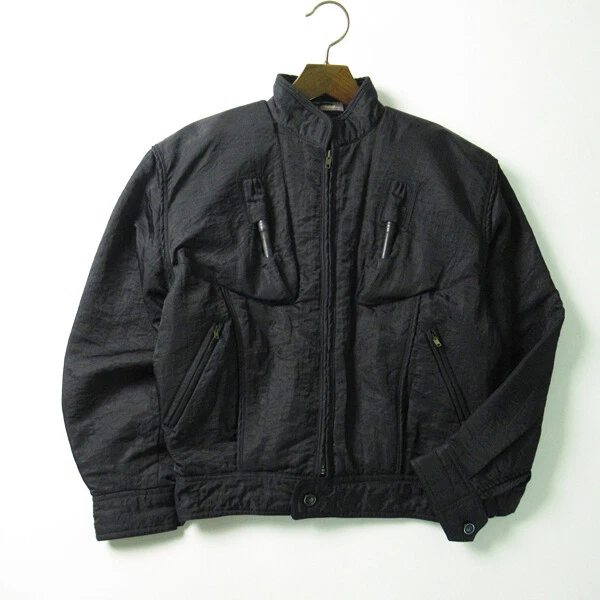 Vintage 1980s Issey Miyake Men Pump Jacket Bomber Jacket Mens Size M Rare