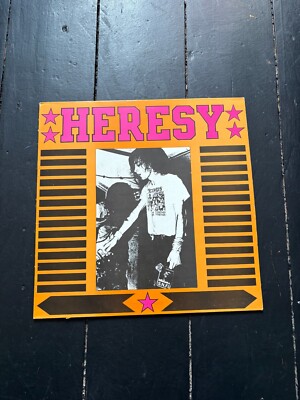 HERESY / Concrete Sox Ultra Rare - Earache Records Mosh 002