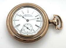 1893 American Waltham 6s Pocket Watch 20 Year Gold Filled Stretched Case