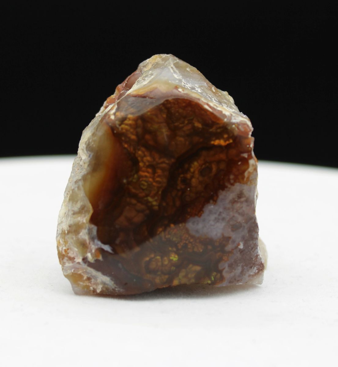 アメリカ産 Fire Agate 標本　1つ Fire Agate, 325.95 Carat Natural Stone specimen. | eBay