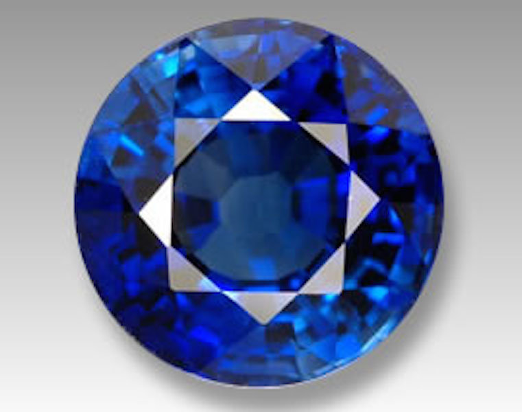Lab Created Blue Sapphire Diffusion Round Faceted AAA Loose Stones