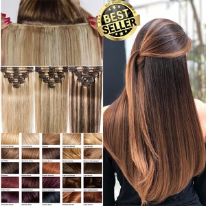 Cheap Price Remy Human Hair Extensions Clip In 8 Pieces Full Head