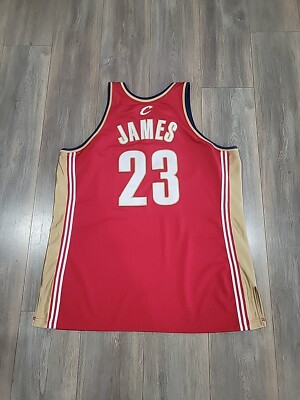 AUTHENTIC VINTAGE LEBRON JAMES CAVALIERS JERSEY 52 XXL RARE